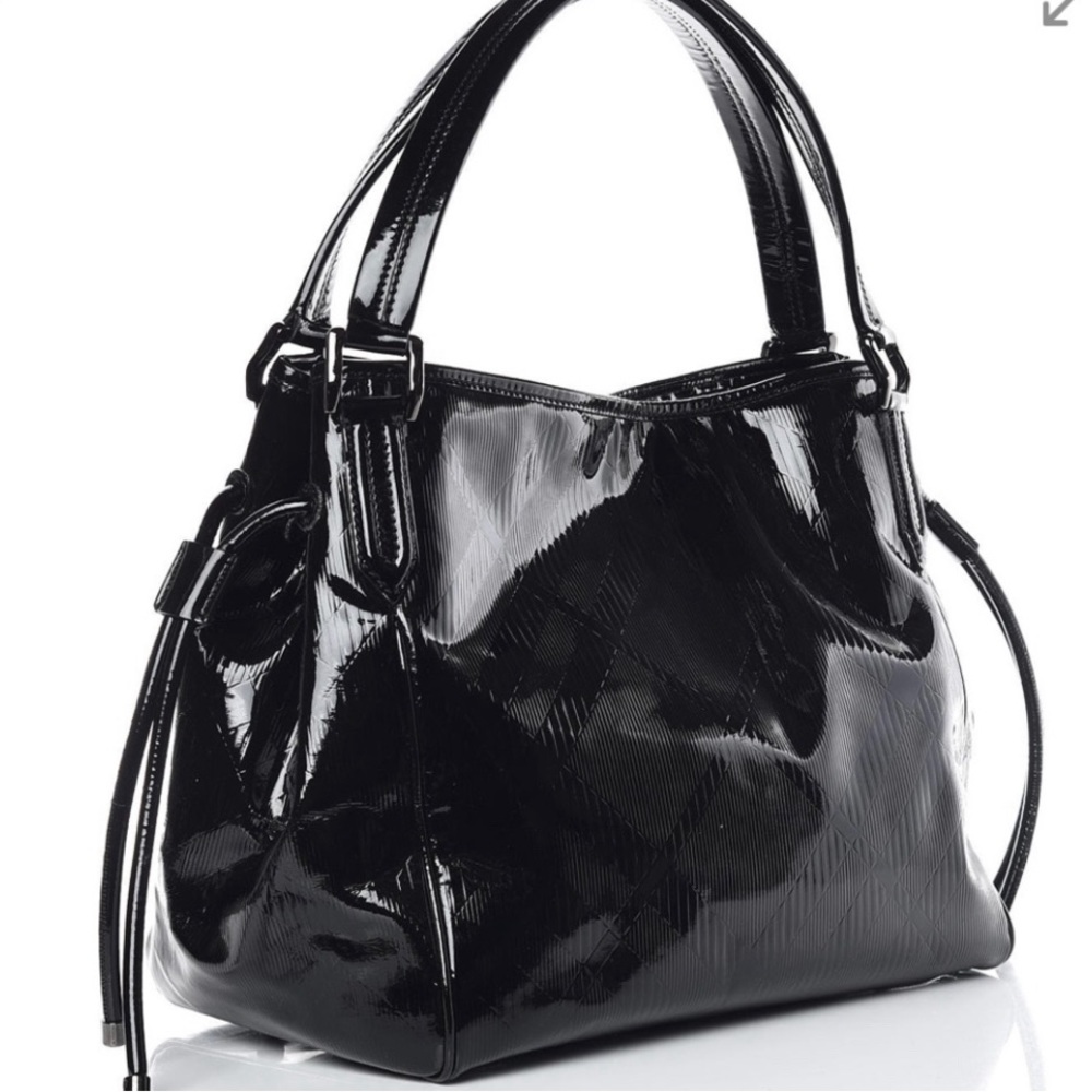 Burberry prorsum patent leather bag